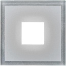 Luminaire encastré Brillanza BZK-230/AL/BC, 230V, aluminium, 75x75x44mm BZK-230/AL/BC NOUVEAU