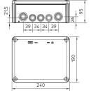 OBO Thermoplastic junction box 9 x M25 + 7 x M32, IP 66...