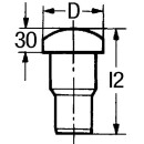 möck cubierta de fusibles DN 50 610 615 050 NUEVO