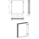 emco Cadre de montage Asis prime 2 pour 9497 0xx 31/32/33...