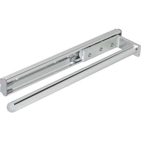 Evenes towel rail Egidia extendable with 1 support, chrome, dimensions: 310 to 460mm NEW