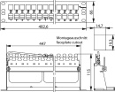 Supporto modulo Telegärtner 1,5 U H02025A0171 NUOVO