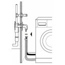 Haas rubber washing machine connection seal, size DN 15...