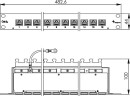 Telegärtner Patch Panel MPP16-HS K kat. 6A(IEC) J02022A0050 NOWOŚĆ