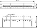 Pannello patch Telegärtner MPP24-HS K Cat.6A(IEC)...