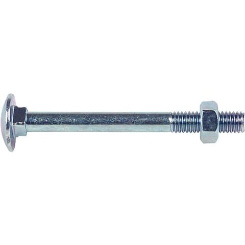 Truss-head screws Mu DIN 603 with square neck, ø 10x80 mm, PU = 100 pieces 4001796515347 NEW