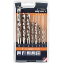 alpen houtboren set HSS Cobalt, 8 stuks in kunststof...