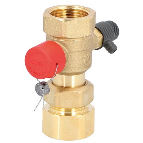 Válvula de Tapa Caleffi Modelo Utilitario Protegido 1""x 1"" 558060 NUEVO