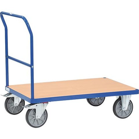 fetra Push Bar Trolley 2503 Load Capacity 600kg Platform 1200x800mm 2503 NEW