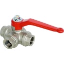 Idrosfer Three-way ball valve R 2 L-bore New