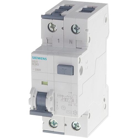 Siemens FI/LS schakelaar Siemens, 10KA, type A, C13A, 30mA, 5SU1354-7KK13 5SU1354-7KK13 NIEUW