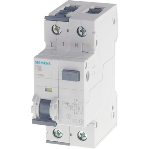 Interrupteur FI/LS Siemens, 6KA, type A, B16A, 300mA, 5SU1656-6K16 5SU1656-6KK16 NOUVEAU