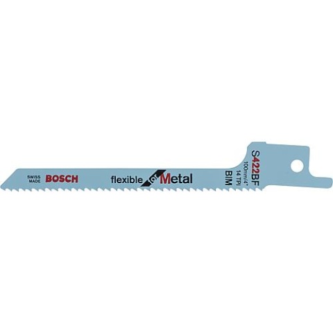 Bosch reciprozaagblad S 422 BF tandsteek 1,8-14x100mm PU = 5 stuks 2608656253 NIEUW