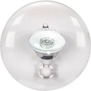 Wandkosmetikspiegel Enian mit LED-Beleuchtung mit Sauger 5-fache Vergrößerung Ø 125 mm 5819114886 NEU