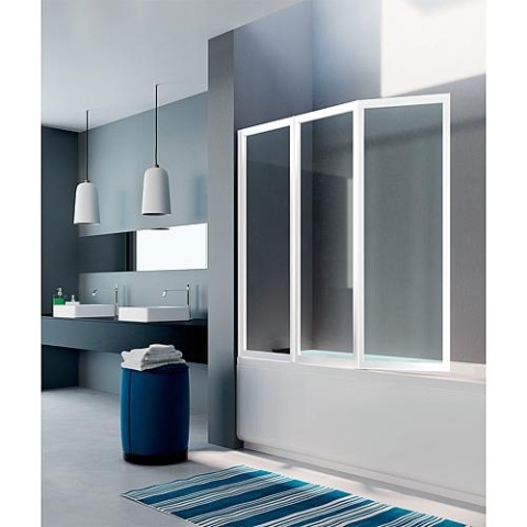 Accesorio de baño Evenes Starlight 3 mm St, 1330x1400 mm 3pcs. pantalla plegable Nuevo