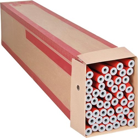 nmc_naturefoam tubo isolante robusto 22 x 13 mm, lunghezza: 2 m, 80 metri PE-XT con pelle protettiva rossa NUOVO