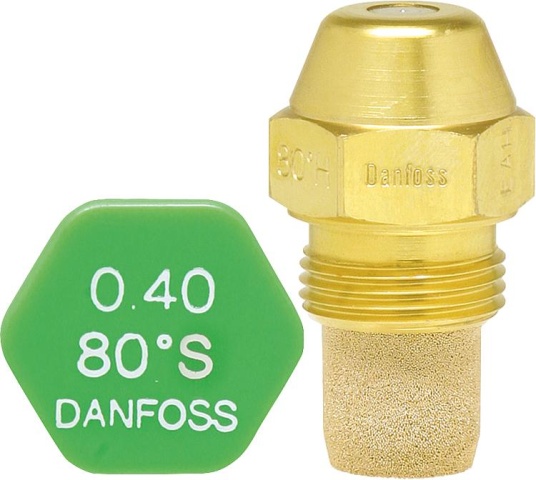 Gicleur de brûleur fioul Danfoss 0,40 80°S LE Type V 030B0445 NOUVEAU