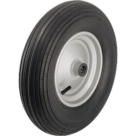 Neumáticos Blickle con perfil ranurado P 401/25-90R,carga máx. 250kg, Ø rueda 400mm, agujero eje Ø 25mm P 401/25-90R NUEVO