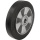 Blickle heavy duty solid rubber tyres,aluminium body ALEV 200/20K,max. load 500kg,wheel-Ø 200mm,axle hole-Ø 20mm ALEV 200/20K NEW