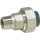 PVC-U - Adhesive fitting Pipe fitting PVC-U/V2A, 50 mm x 11/2"", AG 621.54.07.50.11/2 NEW