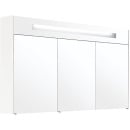 Armoire de toilette avec bandeau blanc mat 3 portes...