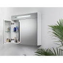 Armario con espejo c. bel. embellecedor blanco mate 2 puertas 900x740x160 mm S507/5BN1 NUEVO