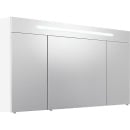 Armoire de toilette avec bandeau de finition blanc mat 3...