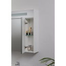 evenes Armoire de toilette avec bandeau blanc brillant 3 portes 850x750x188 mm NEUF