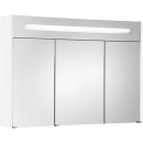 evenes Armoire de toilette avec bandeau blanc brillant 3 portes 1050x750x188 mm NEUF