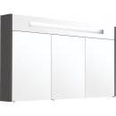 evenes mirror cabinet w. bel. trim anthracite high gloss...