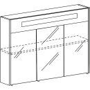 evenes szafka z lustrem w. bel. wykończenie antracyt wysoki połysk 3 drzwi 1200x750x188 mm NOWOŚĆ