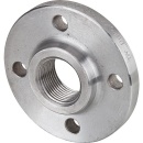 Threaded flange with attachment, black, DIN2565, PN6,...