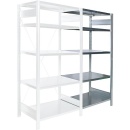 REGALWERK Rayonnage annexe emboîtable,5 tablettes...