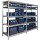 REGALWERK rack di base collegabile, 6 livelli. Carico della baia 2000Kg, 2500x1285x400mm B3-50612-40 NUOVO