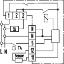 Regulator temperatury EBERLE FR-E 52531/i 230V/AC NOWOŚĆ