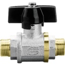 EFFEBI brass ball valve AG/AG 1"" with...