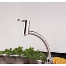 Evenes sink mixer inox Colorado, polished stainless...