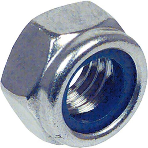 Zeskant borgmoer met kunststof ring A2 DIN 985 M 20, PU 100 4001796625084 NIEUW