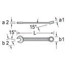 GEDORE Combination spanner XL SW 32 (G) 6101430 NEW