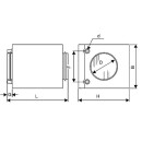 Batterie de chauffage à eau chaude S&P type MBW-200 5132864300 NEUF