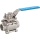 3-piece welding ball valve made of stainless steel material 1.4408 PN 64/401/2 type A-641 T New