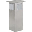 MCJ Garden socket column made of stainless steel,...