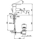 Bidetmengkraan Evelia Projectie 100 mm chroom TTP0055021 NIEUW