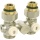 Caleffi double ball valve union single pipe system 1/2""AG passage 301241 NEW