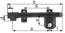 Braun pipe connection unit RAE with wall bracket + ball valve + pre-mounted cap. Passage DN32xoutlet DN25 NEW