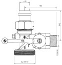 Aalberts Zählerkugelhahn DN 25 mit...