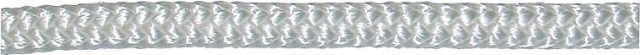 Wanner GEWA corde en fibres, polyamide tressé, Ø 6 mm, 100 m de long, blanc NOUVEAU