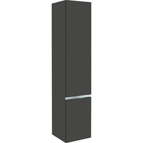 evenes Tall unit MBH series 2 doors anthracite Hgl. stop right 350x1655x370 mm NEW