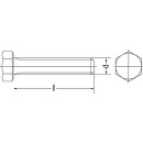 Vis à tête hexagonale 8.8 DIN 933 avec filetage jusquà la tête, ø 8x45 mm, UE = 200 pièces 4001796162190 NEUF