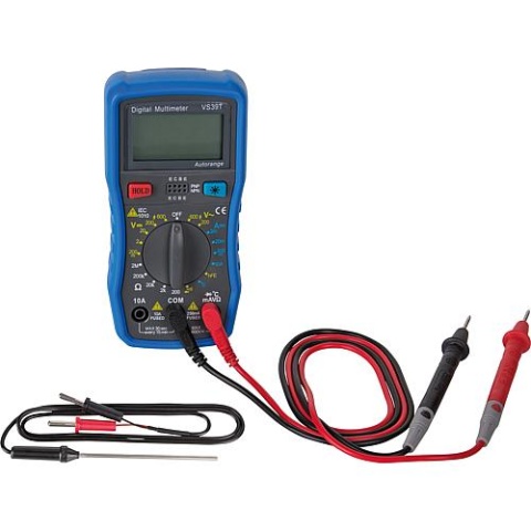 Bachler Multimeter VS 39 T mit Messkabel und Temperaturfühler NEU